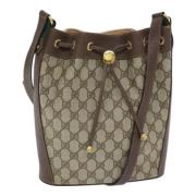 Gucci Vintage Pre-owned Laeder gucci-vskor Beige, Dam