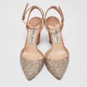 Jimmy Choo Pre-owned Pre-owned Laeder klackskor Beige, Dam