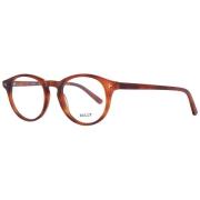 Bally Brun Unisex Runda Optiska Glasögon Brown, Unisex