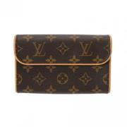 Louis Vuitton Vintage Pre-owned Canvas kuvertvskor Brown, Dam