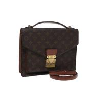 Louis Vuitton Vintage Pre-owned Canvas louis-vuitton-vskor Brown, Dam