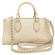 Louis Vuitton Vintage Pre-owned Laeder handvskor Beige, Dam