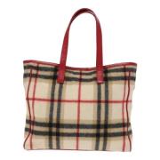 Burberry Vintage Pre-owned Ylle totevskor Beige, Dam