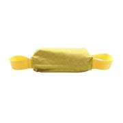 Bottega Veneta Vintage Pre-owned Tyg kuvertvskor Yellow, Dam