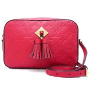 Louis Vuitton Vintage Pre-owned Laeder crossbodyvskor Red, Dam