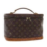 Louis Vuitton Vintage Pre-owned Canvas handvskor Brown, Dam