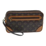 Louis Vuitton Vintage Pre-owned Canvas kuvertvskor Brown, Dam