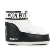 Moon Boot Låg Nylon Vit Ikon Stövlar White, Dam