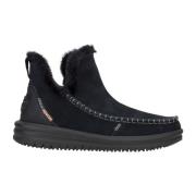 Hey Dude Svarta Mockaboots Camden Stil Black, Dam