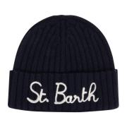 MC2 Saint Barth Yllebeanie med broderad text Blue, Herr