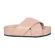 Stella McCartney Blush Pink Platform Slides Pink, Dam