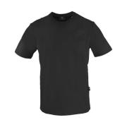 Plein Sport Graffiti Logo Bomull T-shirt Black, Herr