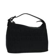 Fendi Vintage Pre-owned Canvas handvskor Black, Dam