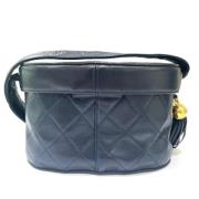 Chanel Vintage Pre-owned Laeder handvskor Blue, Dam