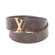 Louis Vuitton Vintage Pre-owned Laeder skrp Brown, Herr