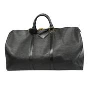 Louis Vuitton Vintage Pre-owned Laeder resvskor Black, Dam