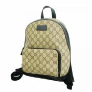 Gucci Vintage Pre-owned Canvas ryggsckar Beige, Dam