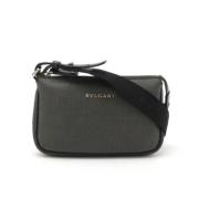 Bvlgari Vintage Pre-owned Laeder axelremsvskor Black, Unisex