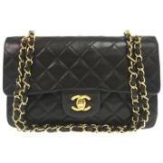 Chanel Vintage Pre-owned Laeder chanel-vskor Black, Dam