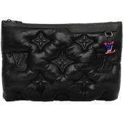 Louis Vuitton Vintage Pre-owned Laeder kuvertvskor Black, Dam