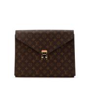 Louis Vuitton Vintage Pre-owned Laeder louis-vuitton-vskor Brown, Dam