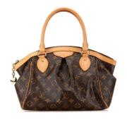 Louis Vuitton Vintage Pre-owned Tyg louis-vuitton-vskor Brown, Dam