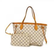 Louis Vuitton Vintage Pre-owned Tyg louis-vuitton-vskor White, Dam