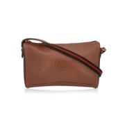 Gucci Vintage Pre-owned Laeder axelremsvskor Brown, Dam