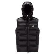 Moncler Stilfull Luiro Vest för Män Black, Herr