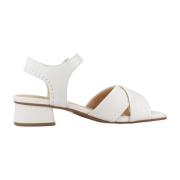 Clarks Stiliga High Heel Sandaler White, Dam