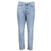 Tommy Hilfiger Blå Bomull Mom Jeans Ultra High Blue, Dam