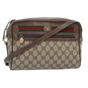 Gucci Vintage Pre-owned Laeder gucci-vskor Beige, Dam