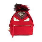 Fendi Vintage Pre-owned Laeder axelremsvskor Red, Dam