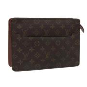 Louis Vuitton Vintage Pre-owned Canvas kuvertvskor Brown, Dam