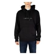 Calvin Klein Jeans Chenille Monologo Herr Sweatshirt Black, Herr