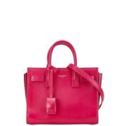 Saint Laurent Vintage Pre-owned Laeder handvskor Pink, Dam