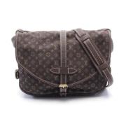 Louis Vuitton Vintage Pre-owned Canvas crossbodyvskor Brown, Dam