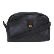 Gucci Vintage Pre-owned Canvas gucci-vskor Black, Dam