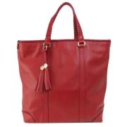 Gucci Vintage Pre-owned Laeder gucci-vskor Red, Dam