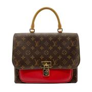 Louis Vuitton Vintage Pre-owned Tyg louis-vuitton-vskor Brown, Dam