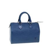 Louis Vuitton Vintage Pre-owned Tyg handvskor Blue, Dam