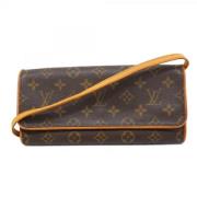 Louis Vuitton Vintage Pre-owned Tyg louis-vuitton-vskor Brown, Dam