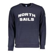 North Sails Blå Långärmad Rundhals Sweatshirt Blue, Herr