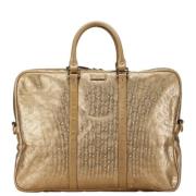 Gucci Vintage Pre-owned Laeder handvskor Beige, Dam