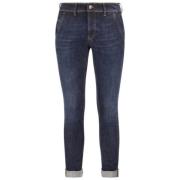 Dondup Mörkblå Skinny Denim Jeans Blue, Herr