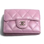 Chanel Vintage Pre-owned Laeder plnbcker Pink, Dam