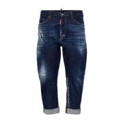 Dsquared2 Denim Jeans med Distressed Finish Blue, Herr