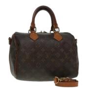 Louis Vuitton Vintage Pre-owned Canvas handvskor Brown, Dam