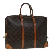 Louis Vuitton Vintage Pre-owned Canvas portfljer Brown, Dam