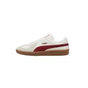 PUMA Vit Röd Army Trainer Sneakers White, Herr